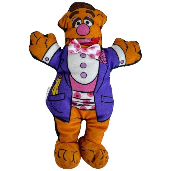 Set of 2 Blockbuster Fozzie Bear The Muppets 7 INCH Plush FOZZY 1998 Video Promo - Picture 5 of 8